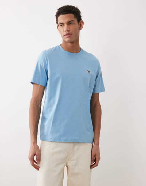 PS Paul Smith - T-shirt classique à logo zèbre - Bleu - view 1