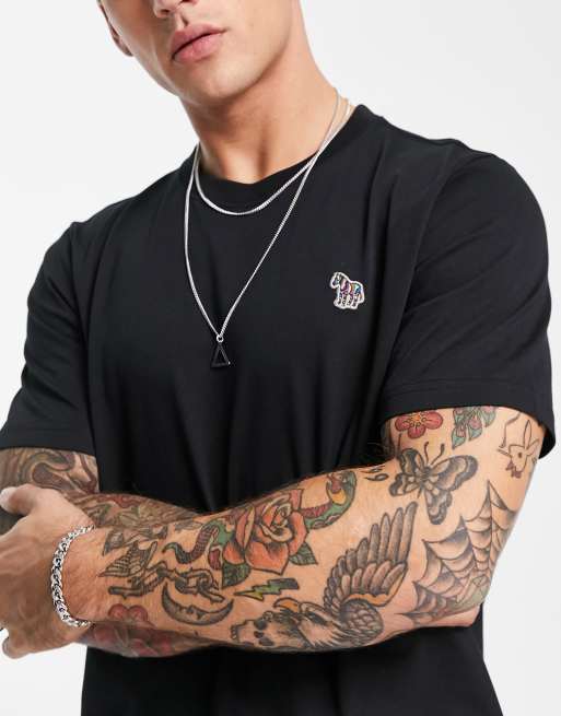 PS Paul Smith - T-shirt coupe classique à logo - Noir, 3 de 4