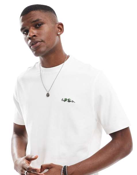 PS Paul Smith - T-shirt épais à logo - Blanc - view 1