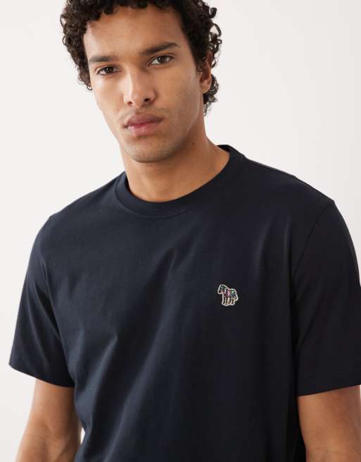 PS Paul Smith – T-Shirt in Marineblau mit Zebra-Logo und regulärer Passform, 3 von 5