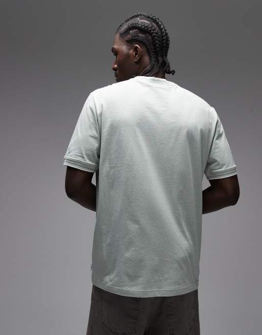 PS Paul Smith – T-Shirt in normaler Passform in Hellgrün, 3 von 5