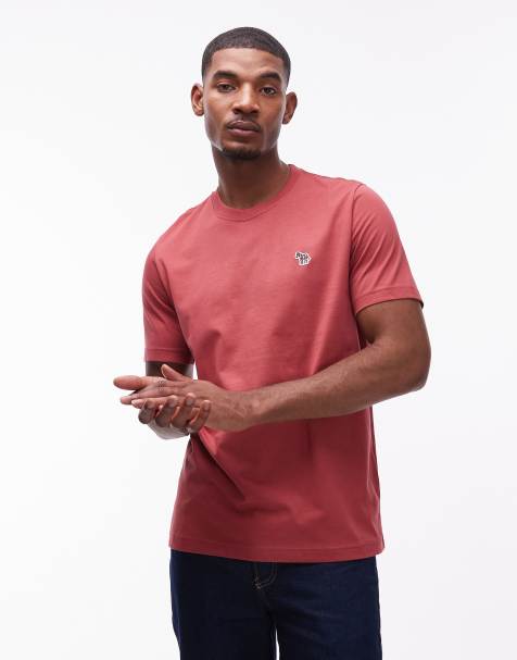 PS Paul Smith – T-Shirt in Orange mit Zebra-Logo - view 1