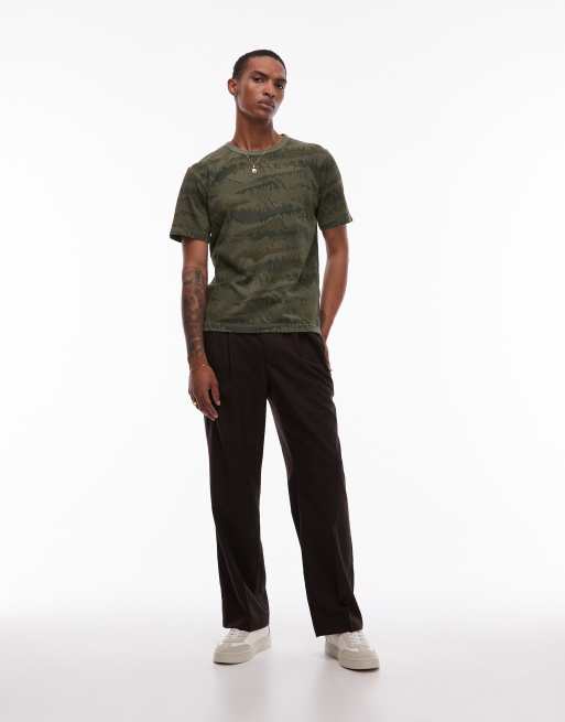 PS Paul Smith - T-shirt met camouflageprint in kakigroen, 2 van 5