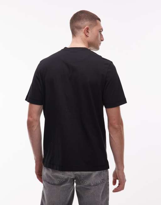 PS Paul Smith - T-shirt nera con stampa di fiori stilizzati, 3 di 5