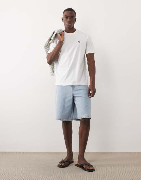 PS Paul Smith - T-shirt slim a maniche corte bianca - view 1