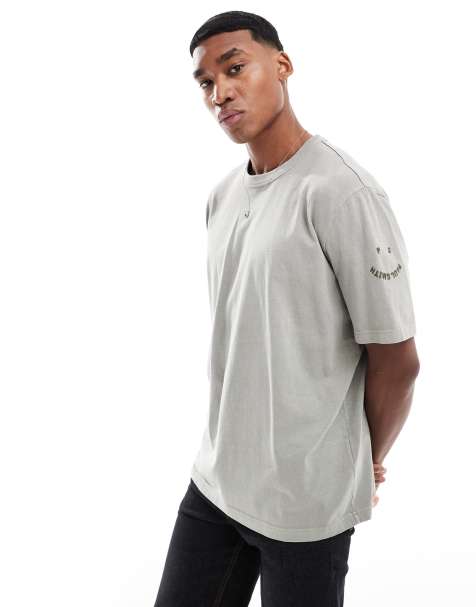 PS Paul Smith happy logo print t-shirt in khaki