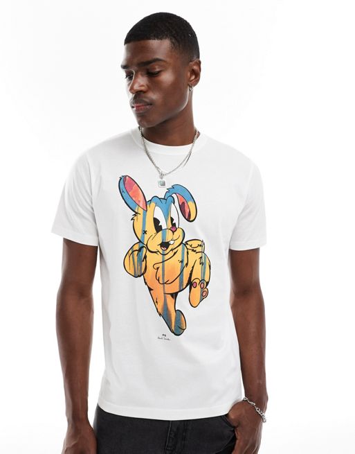  PS Paul Smith t-shirt with bunny print in white