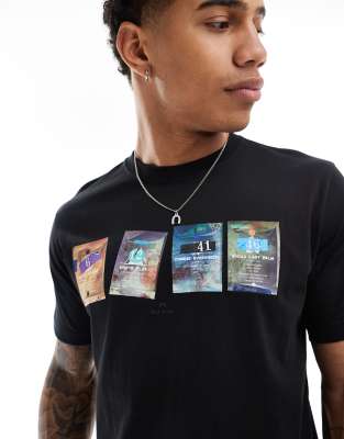 PS Paul Smith PS Paul Smith t-shirt with cards print in black