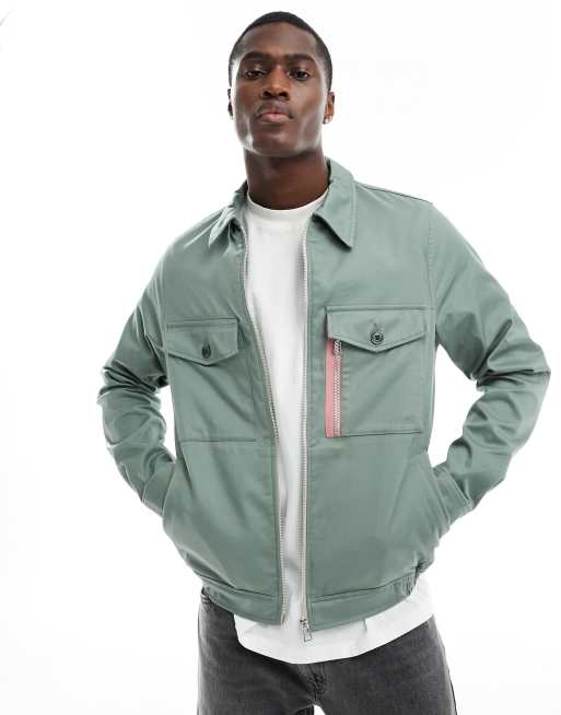 Green workwear clearance jacket