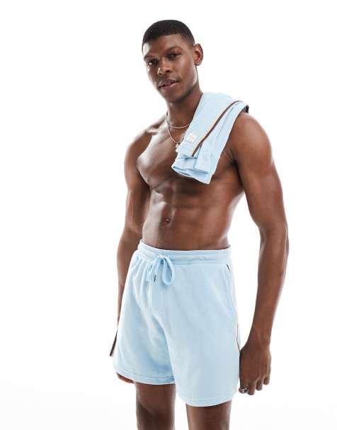 PS Paul Smith terrycloth beach shorts in light blue - part of a set - view 1