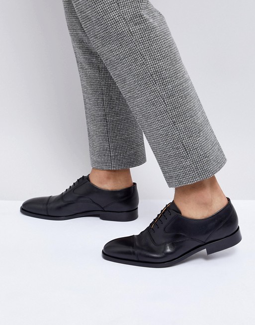 PS Paul Smith Tompkins Leather Derby Shoe In Black | ASOS