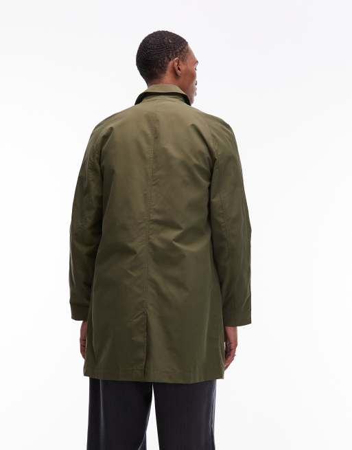 PS Paul Smith trench coat in green | ASOS