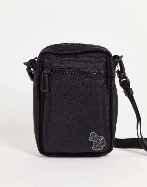 PS Paul Smith – Umhängetasche in Schwarz mit Zebra-Logo