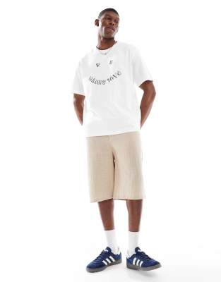 PS Paul Smith – Vit t-shirt i regular fit med glad logga - view 1