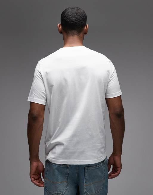 PS Paul Smith – Vit, vardaglig t-shirt med isglasstryck, 3 av 5