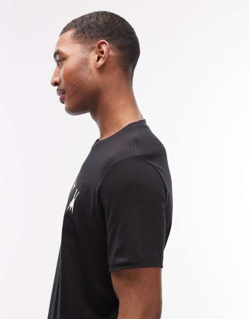 PS Paul Smith volleyball graphic casual fit t-shirt in black, 4 of 5