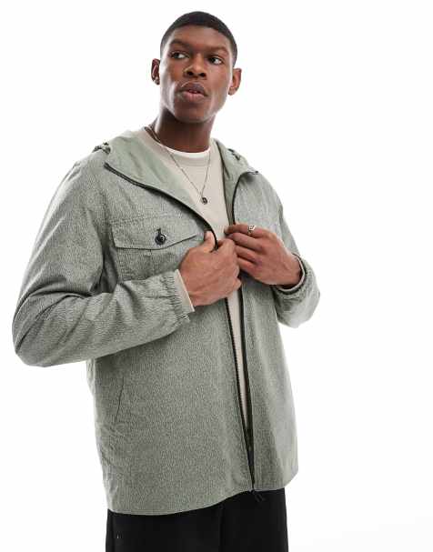 PS Paul Smith – Wendejacke in Grün mit Print und Kapuze - view 1