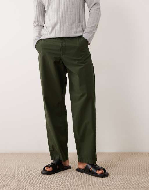 PS Paul Smith workwear chino trousers in dark green, 2 of 5
