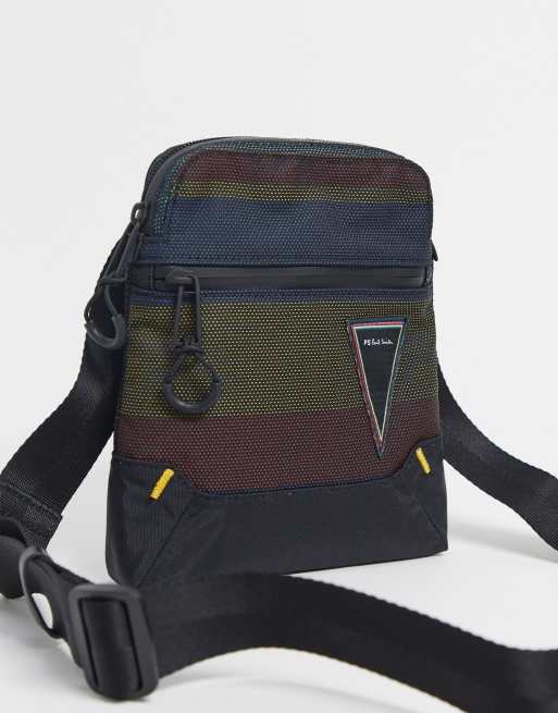 PS by Paul Smith Logo-patch Messenger Bag in Black for Men