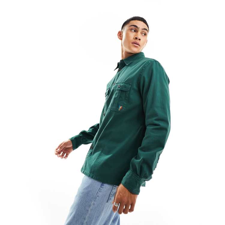 90s Paul Smith 黒×白色セットアップ ＋ 緑茶シャツ 205200725-1-darkgreen?$n_750w$