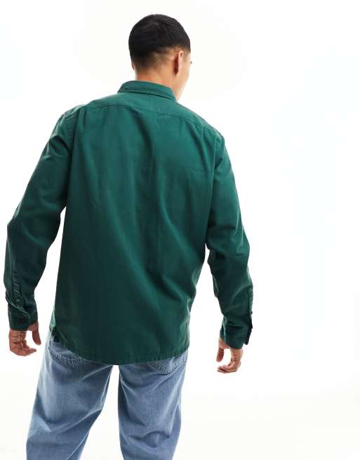 PS Paul Smith zebra logo 2 pocket casual fit twill overshirt in