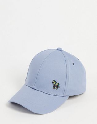PS Paul Smith zebra logo baseball cap in light blue