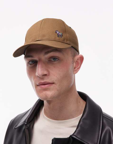 PS Paul Smith zebra logo cap in khaki - view 1