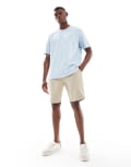 [PS Paul Smith] PS Paul Smith zebra logo chino shorts in beige-Neutral W28 Neutral