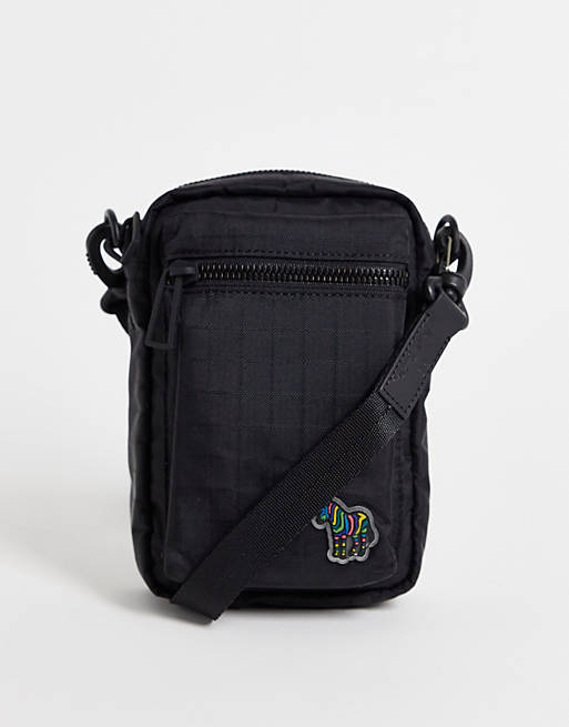 Bags PS Paul Smith zebra logo crossbody bag in black 