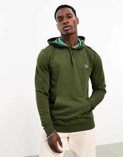 PS Paul Smith zebra logo hoodie in dark green | ASOS