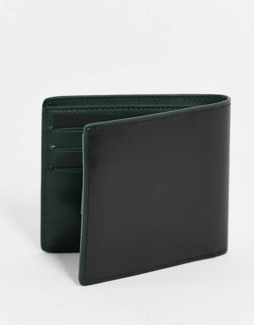 PS Paul Smith zebra logo leather wallet in black | ASOS