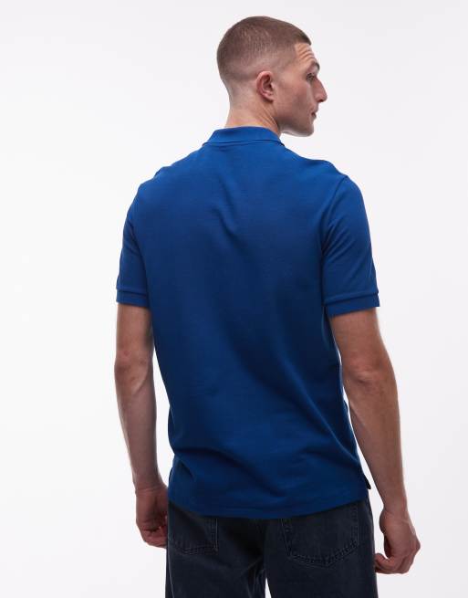 PS Paul Smith zebra logo polo t-shirt in blue, 3 of 5