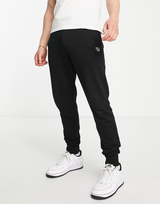 PS Paul Smith zebra logo slim fit sweatpants in black ASOS