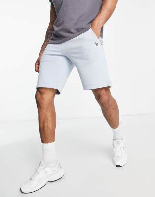 PS Paul Smith zebra logo sweat shorts in light blue - ASOS Price Checker