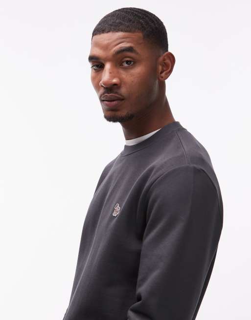 PS Paul Smith zebra logo sweatshirt in dark gray, 4 of 5