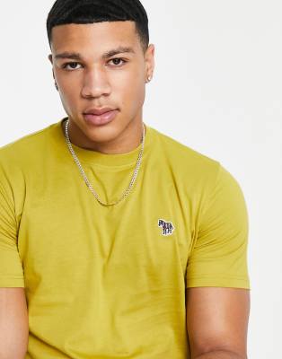 PS Paul Smith zebra logo T-shirt in lime - ASOS Price Checker