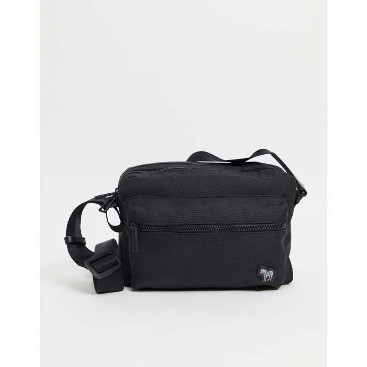 PS Paul Smith zebra logo crossbody bag in black