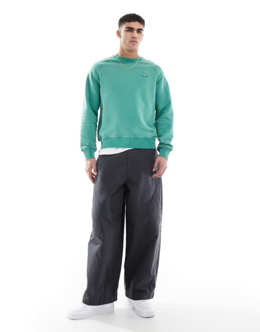 PS Paul Smith – Zielona sprana bluza z uśmiechniętym logo, 4 z 4