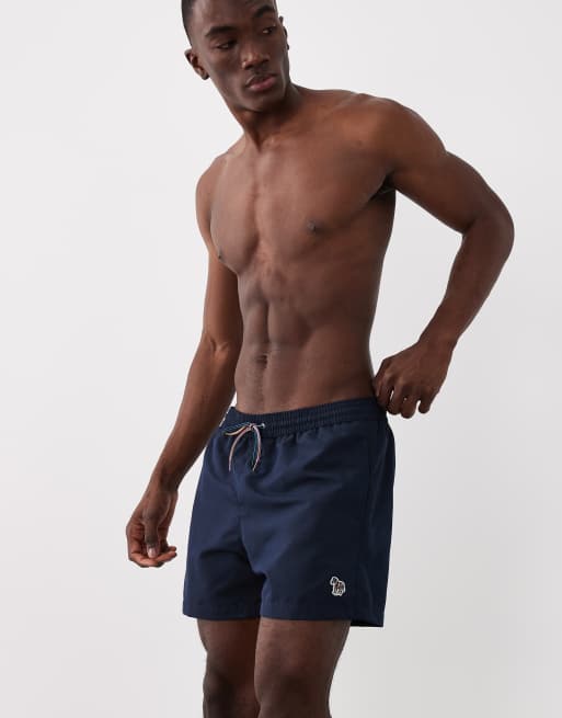 PS Paul Smith - Zwemshort met zebralogo in marineblauw, 3 van 5