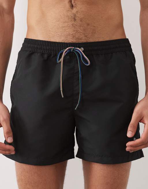 PS Paul Smith - Zwemshort met zebralogo in zwart, 2 van 5