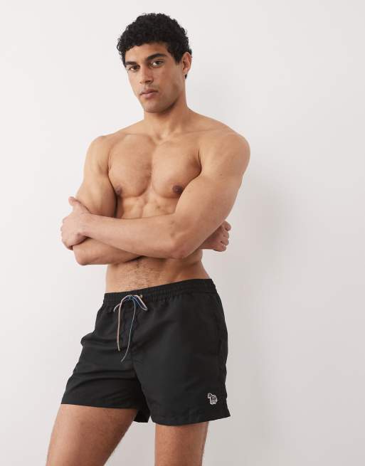 PS Paul Smith - Zwemshort met zebralogo in zwart, 5 van 5