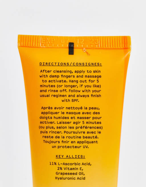 PSA Skin – LIGHT UP Vitamin C & E Flash Brightening Mask – Rozświetlająca maseczka do twarzy z witaminą C i E 50 ml, 2 z 4