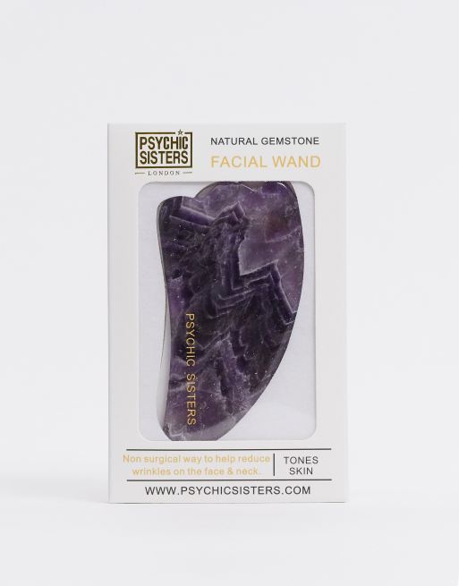 Psychic Sisters – Amethyst Gua Sha – Skönhetsprodukt med naturlig ädelsten