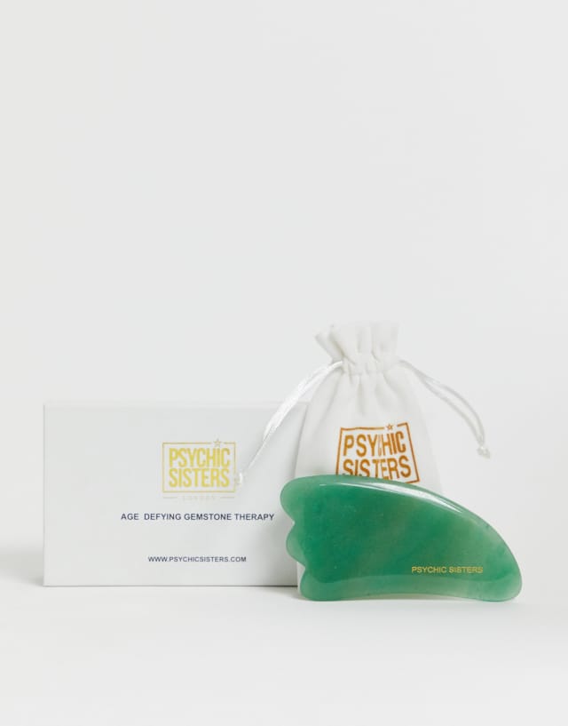 Psychic Sisters aventurine gua sha