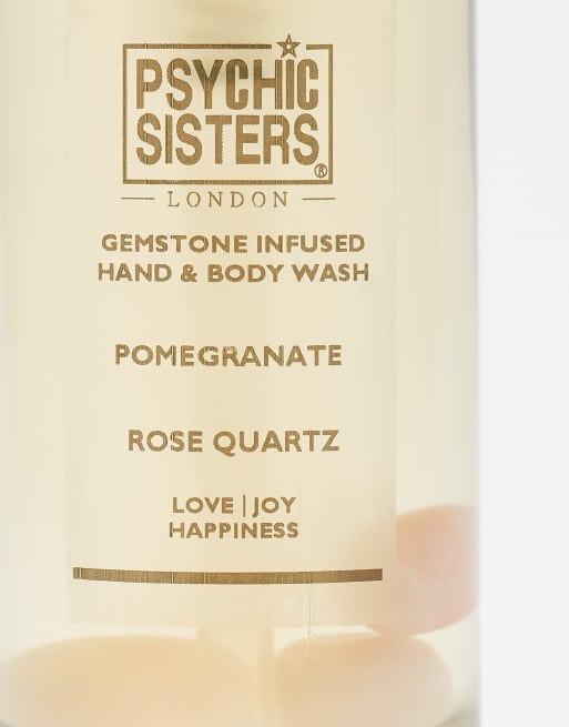 Psychic Sisters - Detergente mani e corpo con quarzo rosa da 200 ml, 4 di 4