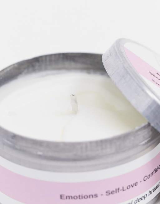 Psychic Sisters – Love Detox Crystal Infused Affirmation Candle – Doftljus, 3 av 4