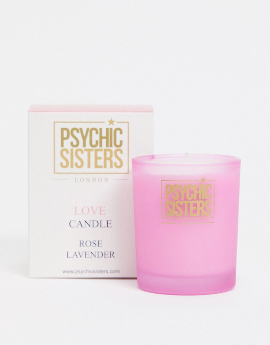 Psychic Sisters - Miniliefdeskaars in roos en lavendel-Multi