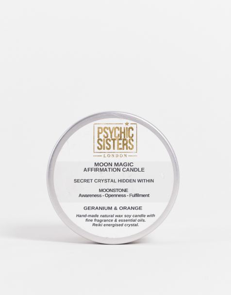 Psychic Sisters Moon Magic Affirmation Tin Candle 100g - view 1