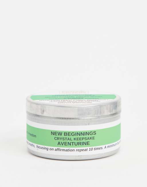 Psychic Sisters New Beginnings Crystal Infused Affirmation Candle, 2 of 4