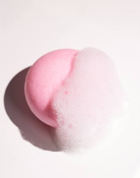 Psychic Sisters Rosemary and Biotin Shampoo with Hidden Rose Quartz Gemstone Heart - view 1